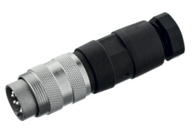 Złącze DIN 6 -pinowe Męski Montaż na kablu M16 300 V