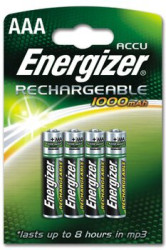 akumulatorki Energizer R03 AAA Ni-MH 1000mAh - 4 sztuki