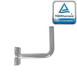 Uchwyt ant. ścienny-balkonowy 40 USBC-38/400-H fi:38mm dł.:40cm anteny