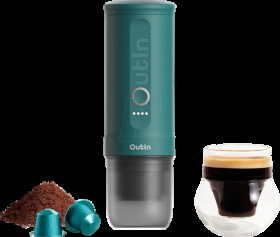 OTEM-01-TEAL OutIn Tragbare Elektrische Espressomaschine Nano - Türkis