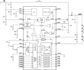 6-String 400-mA WLED Drvr w/ Independent PWM dimming for Each String