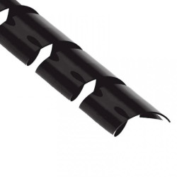 Spirala do maskowania kabli / organizer / SPI30C 10m czarna 1 szt. 220203