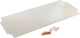 Mounting plate, steel, (L x W x H) 344 x 145 x 1 mm, natural, for 1590ZGRP163, 1590ZGRP163PL