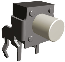 Klosz do przycisku dotykowego SPST 50 mA przy 24 V DC 3.56mm