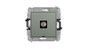 Icon Mechanizm Gniazda Antenowego Pojedynczego Tv, Bez Pola Opisowego...