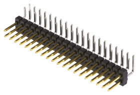 Złącze szpilkowe 40-pinowe C-Grid III raster: 2.54 mm Kąt prosty 2-rzędowe Molex Otwór przelotowy350 V Bez osłony