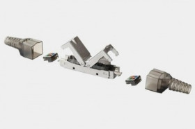 Moduł beznarzędziowy do łączenia kabli FTP kat.6 z odgiętkami 24337