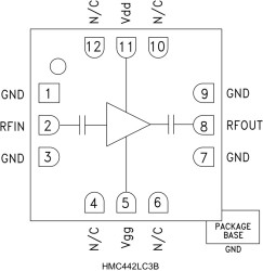 Medium Power Amplifier SMT, 17.5 - 25.5 GHz