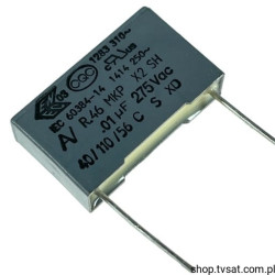 R46KI21005001K MKP 10nF 275V 20% R=15.0 R15.0 KEMET