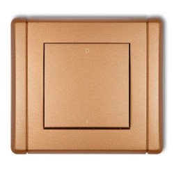 FLEXI Łącznik dwubiegunowy złoty metalik 8FWP-9