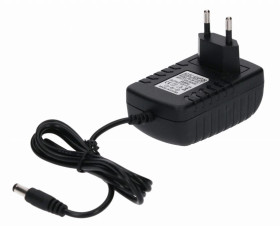 Zasilacz led gniazdkowy 12V 36W 5.5/2.1 czarny