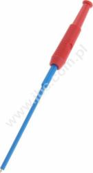 PRUEF 1 RT Sonda probiercza do SMD, przyłącze lutowane, L=90mm, czerwona, Hirschmann, 931376101, PRUEF1RT
