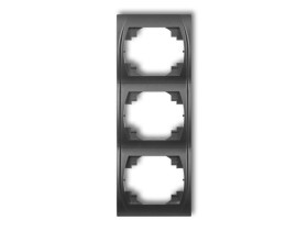 LOGO Ramka pionowa 3 potrójna grafitowy 11LRV-3 KARLIK