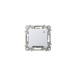 Przycisk dzwonek podświetlany ŁP-6ZS/m/00 biały SZAFIR Ospel