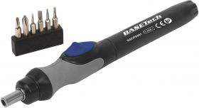 Śrubokręt precyzyjny elektryczny na baterie + zestaw bitów 6 sztuk