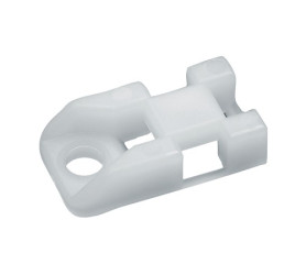 Uchwyt opaski kablowej do opasek 4.8mm długość 22.5mm szerokość 10,1 mm średnica otworu 4.3mm Thomas & Betts Naturalny