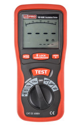 Tester izolacji RS5505, 4GΩ, 1mA, Umax 1000V, CAT III 1000V, RS PRO