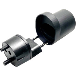 Martin Kaiser 182/1/sw Travel adapter black IP20 Typ11 decentral plug design