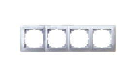 Sentia Ramka Poczwórna Srebrny Połysk 1474-56