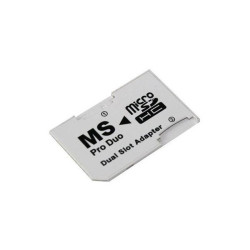 Adapter micro SD slot kart 2x MS Pro Duo DUAL przejście