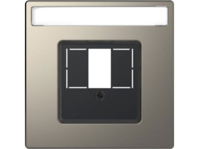 MERTEN D-LIFE Płytka czołowa uniwersalna nikiel MTN4250-6050 SCHNEIDER ELECTRIC