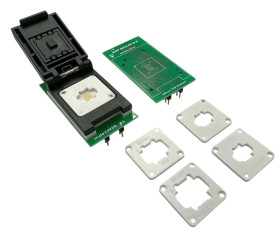 Adapter BGA48 NOR + BGA63 NAND Flash ZIF v2 dla programatora XGecu T56/76