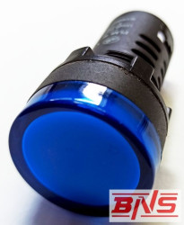 AD16-22D-B-230 kontrolka LED; kolor świecenia niebieski; zasilanie 230Vac/dc