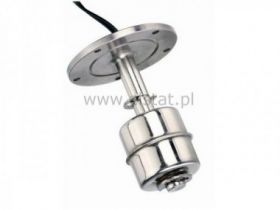 Czujnik poziomu; styk NC/NO montaż czołowy od góry