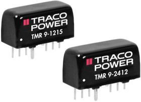TracoPower TMR 9-4823 Przetwornica DC/DC, do PCB 48 V/DC 15 V/DC, -15 V/DC 300 mA 9 W Ilość wyjść: 2 x Content 1 szt.