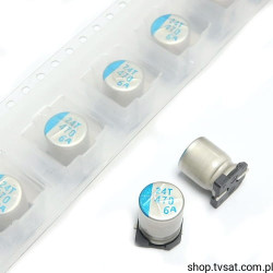 6HVA470MT Polymer 470uF 6.3V 8x10,5mm SMD-8X10.5 SUNCON