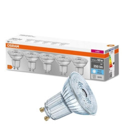 5PAK Żarówka LED GU10 4,3W = 50W 350lm 4000K Neutralna 36 OSRAM Base