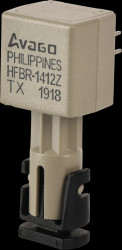HFBR-1412Z Fibre optic transmitter module, 820nm, 5 MBd, ST connection, min