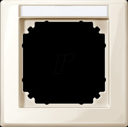 470144 M-SMART, cover-frame, 1-gang, white glossy, label holder
