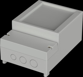 41130609 Housing, 186 x 131 x 82.5 mm