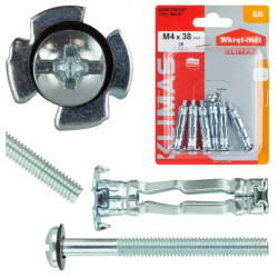 Kołek stalowy typu MOLLY M4x38 /6szt./