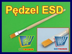 Pędzelek ESD do topników i past 11mm