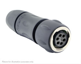 Złącze wielostykowe przemysłowe 6-pinowe Montaż na kablu Wtyczka Souriau Sunbank by Eaton