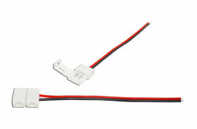 Złącze taśmy LED 8mm zatrzask z przewodem.LX1047