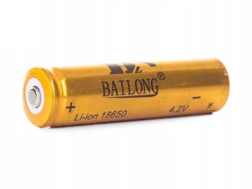 AKUMULATOR OGNIWO BAILONG AKUMULATOREK LI-ION 18650 4,2V 1000mAH DO LATAREK LATARKI