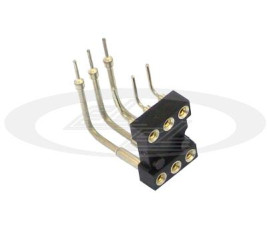 podstawka DIL-6 precyzyjna złocona kątowa