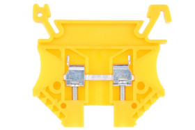 Złączka szynowa 2-przewodowa 2,5mm2 żółta EURO 43408N