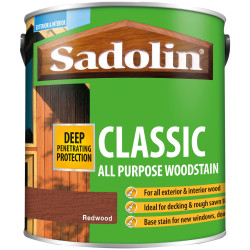 Sadolin 5012897 Classic Wood Protection Redwood 2.5 litre