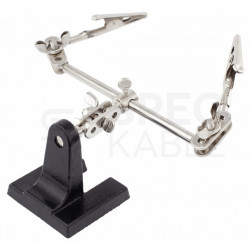 Uchwyt montażowy 2-ramienny Trzecia Ręka do lutowania i prac precyzyjnych