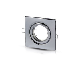 VT-7227 Oczko halogenowe Spot trzonek: GU10 kwadratowa chrom 3474 V-TAC