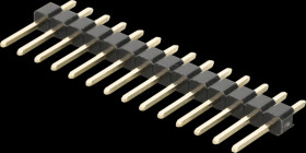 10120922 Pin header 2,54mm 1x14 H=12,6 straight