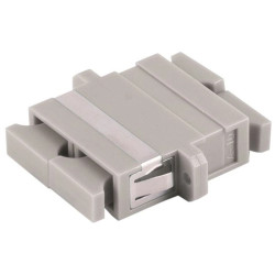 FO connector, SC socket to SC socket, OM1/OM2, multimode, ceramic, beige, BS07-60064