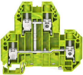 Listwa zaciskowa uziemienia RS PRO poziomy: Podwójny 18 → 6AWGŚruba