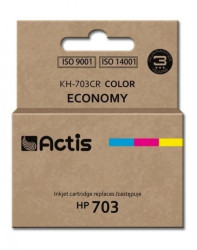 Tusz ACTIS KH-703CR (zamiennik HP 703 CD888AE Standard 12 ml kolor)