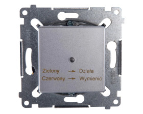 Simon 54 Ogranicznik przepięć srebrny mat Typ T3 D75420,01/43