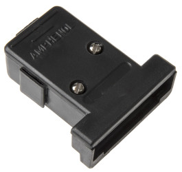 Osłona tylna D-Sub 15 -pinowe Polimer Kątowy, Proste Amphenol Communications Solutions A